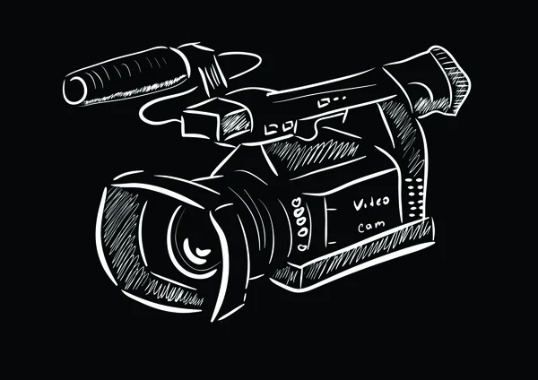 Video camera — Stock Vector